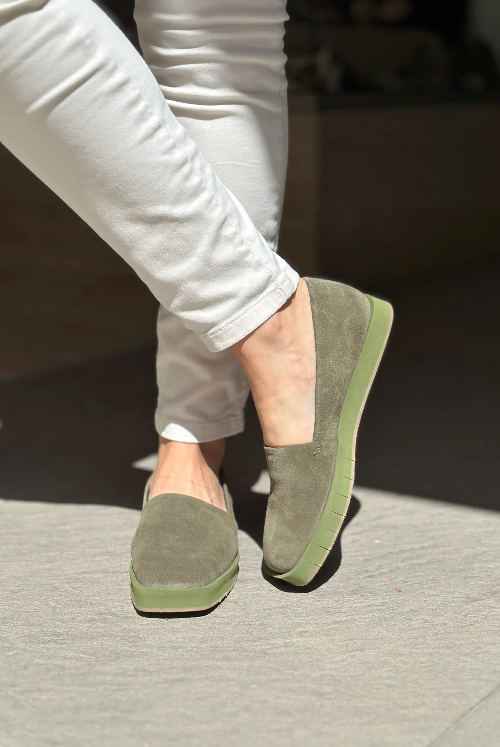 Mocassins PALOMITAS by PALOMA BARCELO kaki femme – Image 2