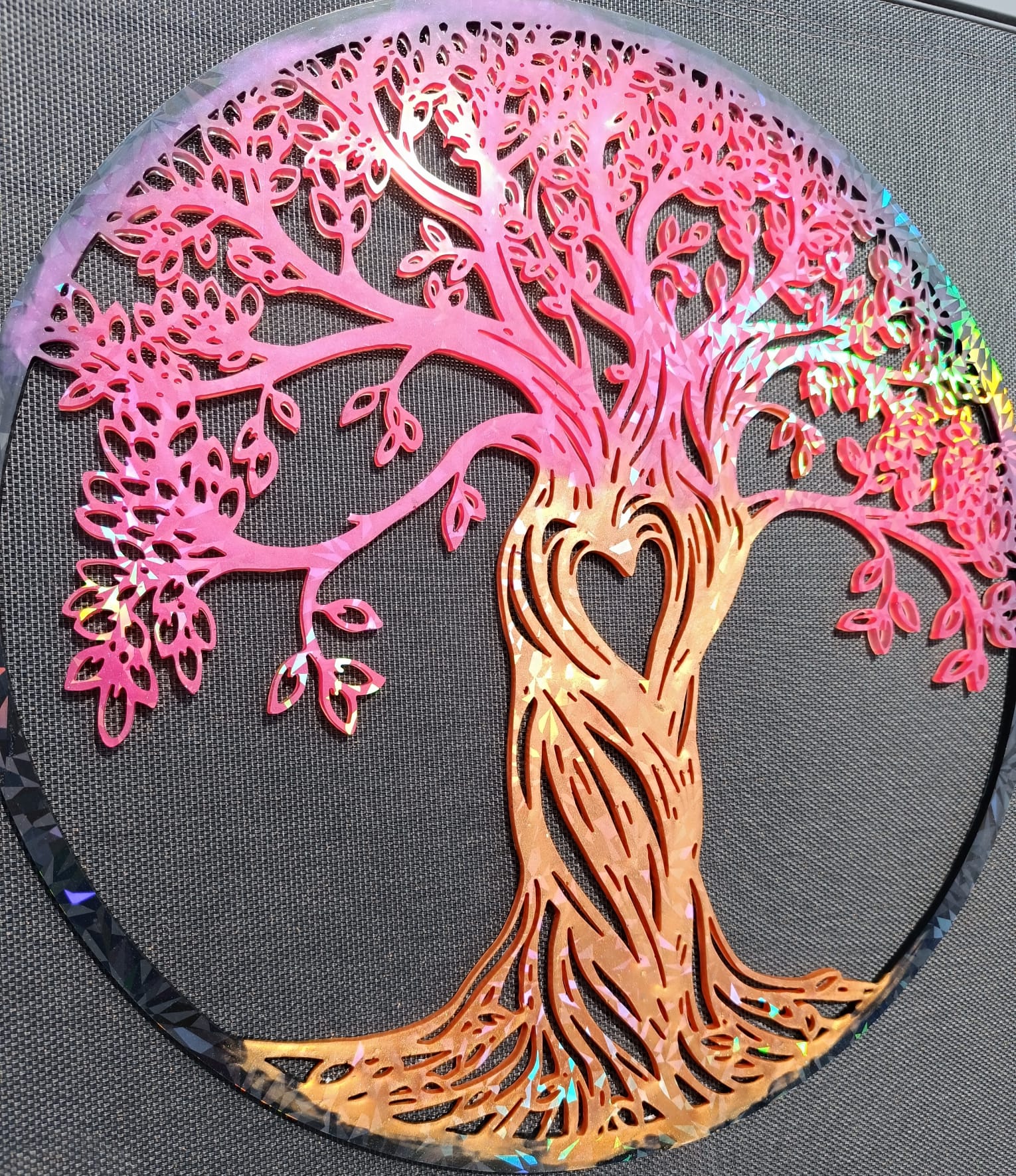 Arbre de vie résine holographique – Image 5