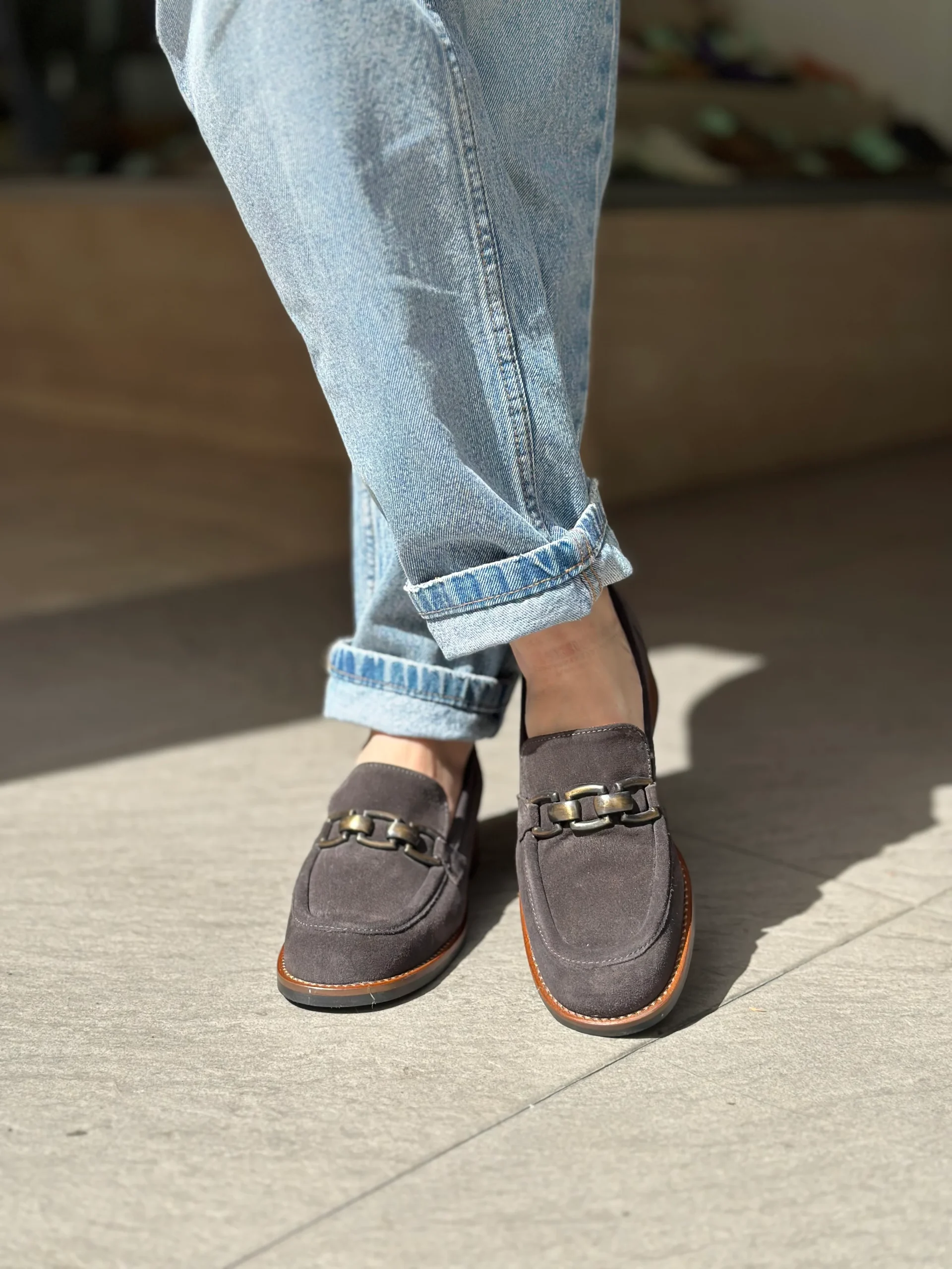 Mocassins MAISON21 1227 SAYO CARBONE GRIS femme – Image 6