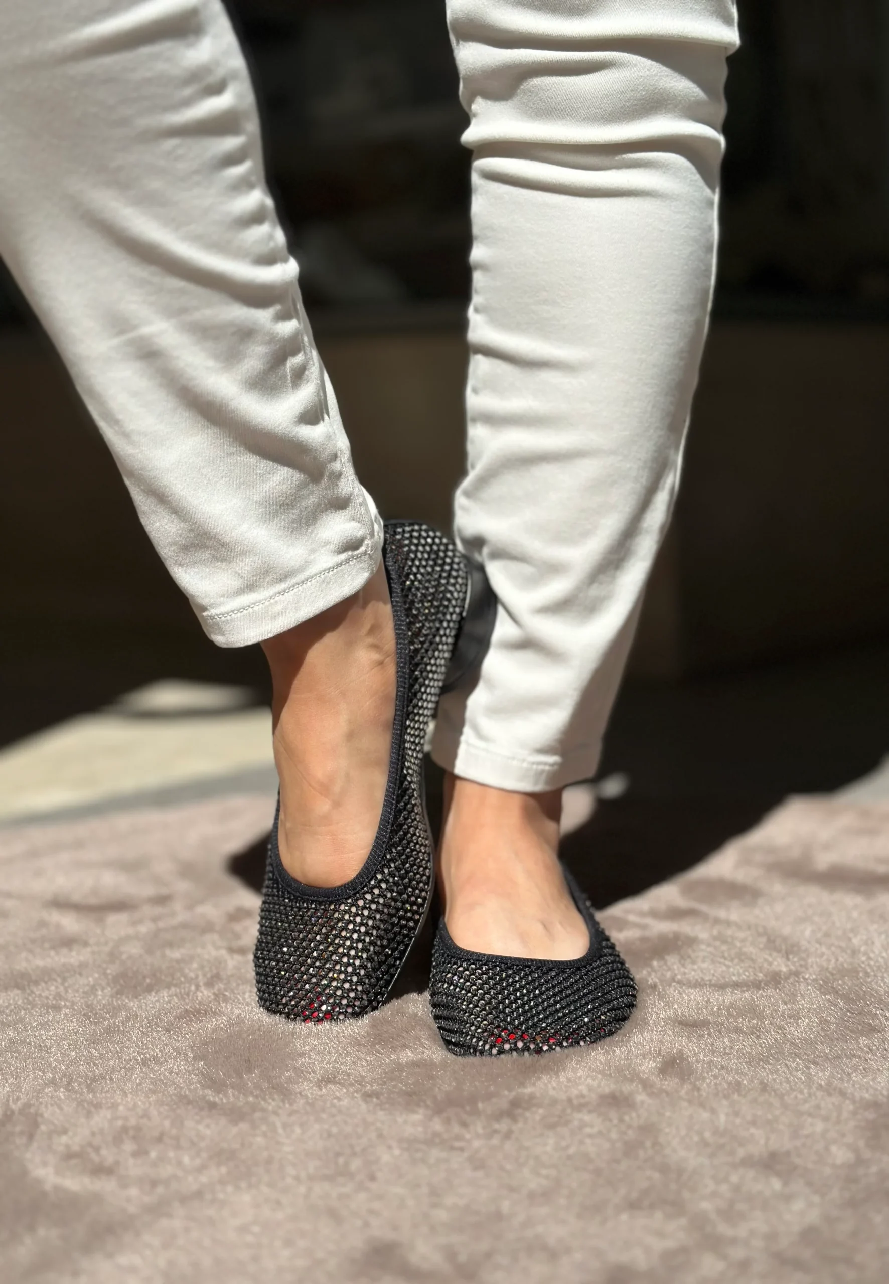 Ballerines FRU.IT Noir cristaux femme – Image 4