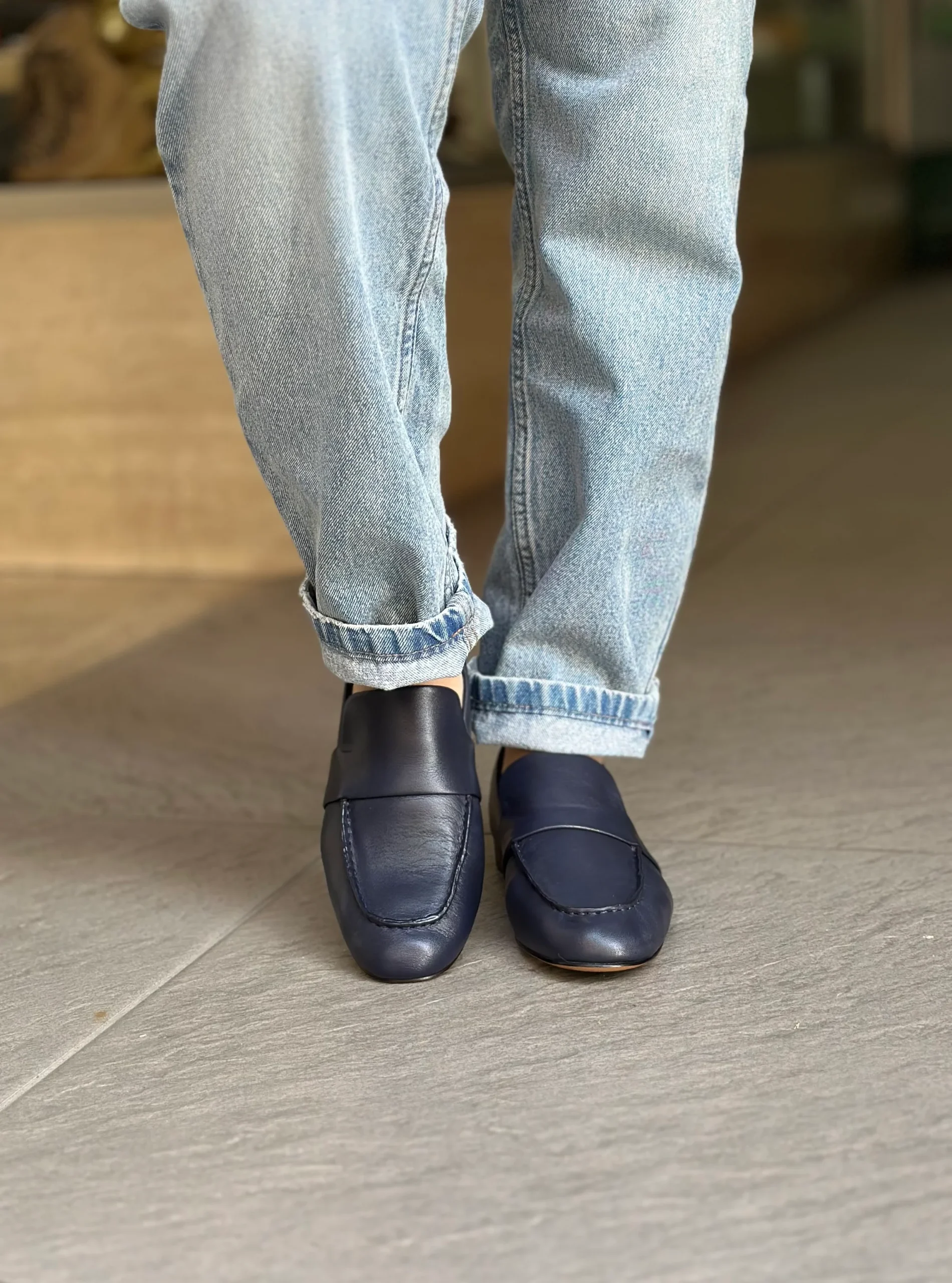 Mocassins JVAM 32011 PAT STAR BLEU femme – Image 6