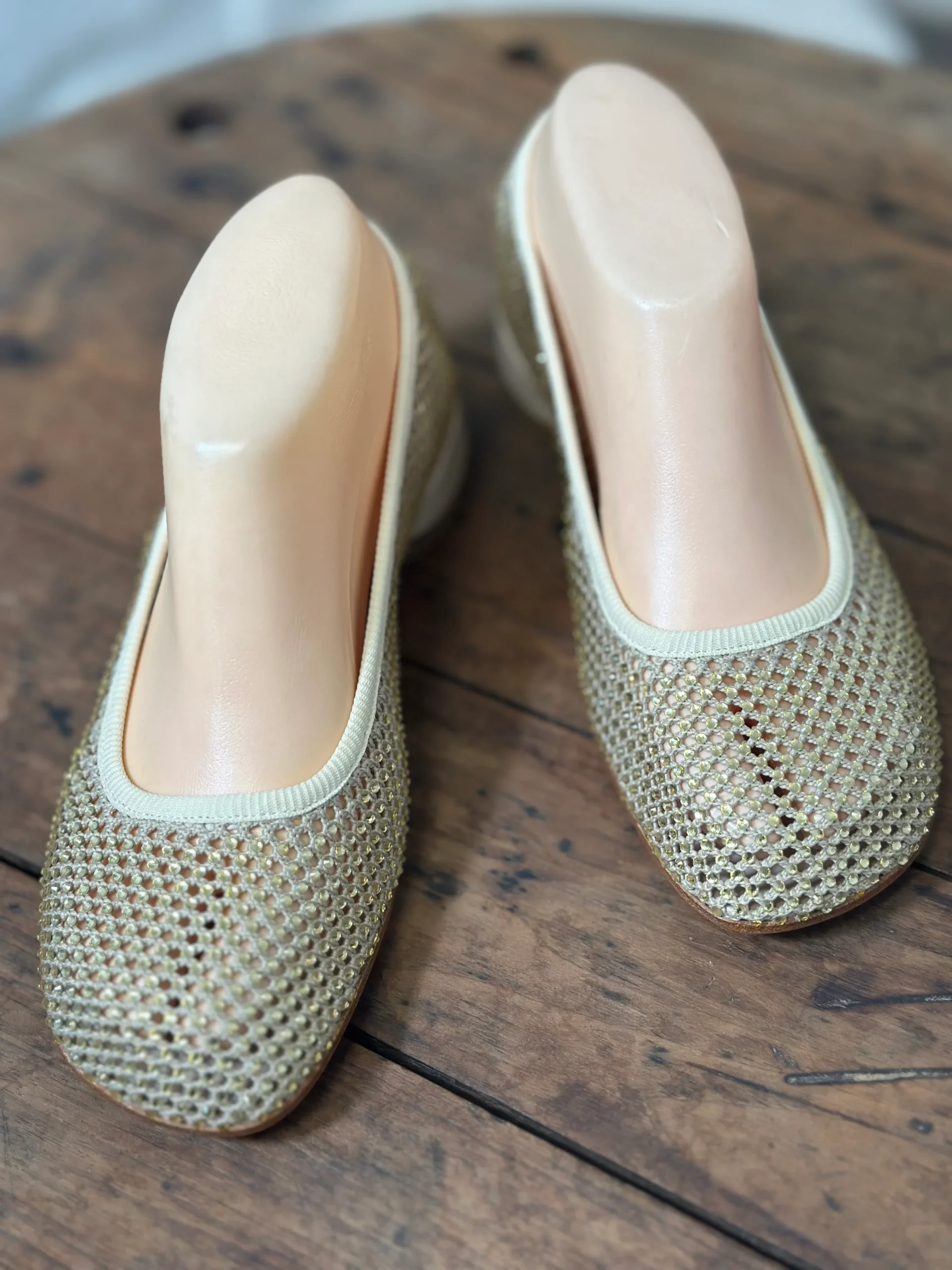 Ballerines FRU.IT beige cristaux femme – Image 9