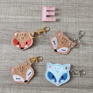 porte clés renard en liège