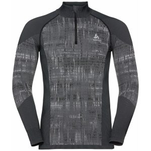 ODLO 188592 BlackComb Manches Longues 1/2 Zip Men
