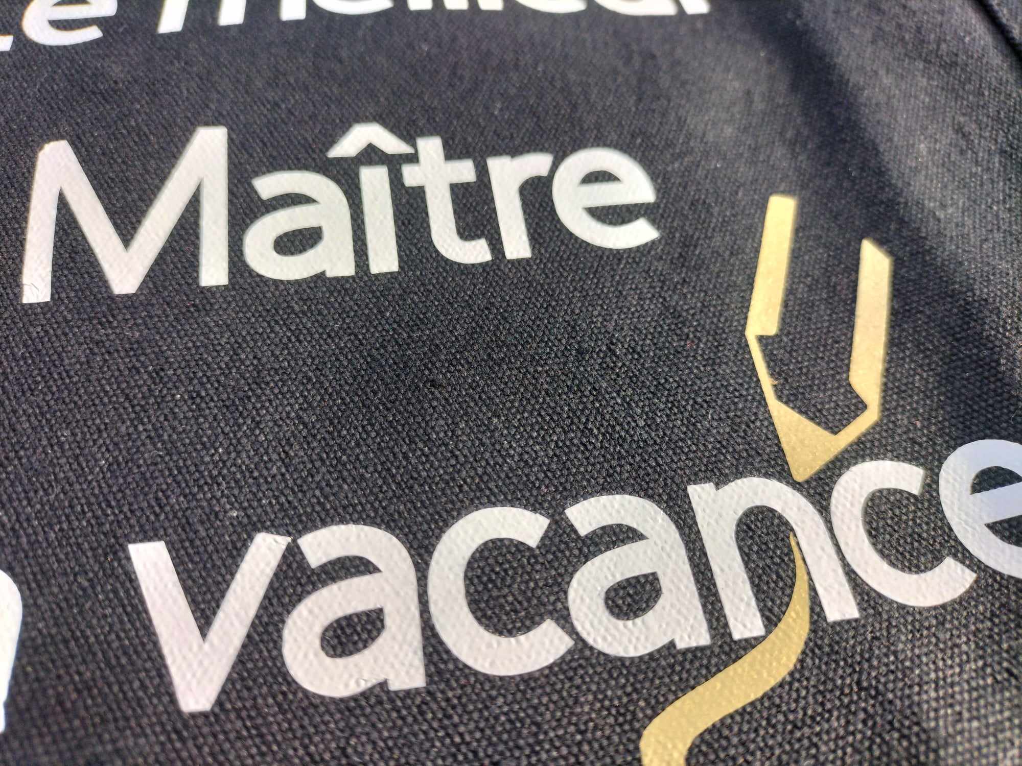 Tote bag maître / Sac cadeau maître / Tote bag personnalisé maître / Cadeau fin d’année scolaire / Sac tissu maître / Idée cadeau maître / Tote bag humoristique maître – Image 3