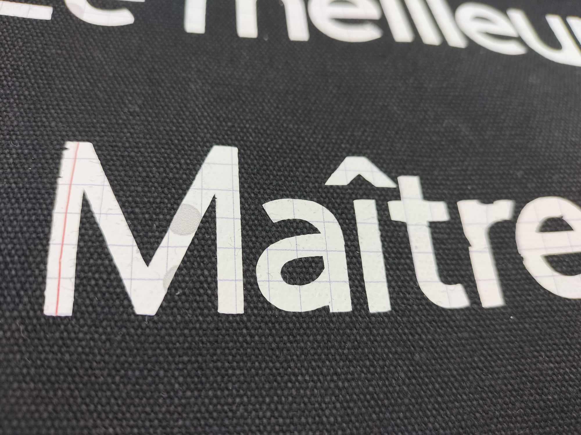Tote bag maître / Sac cadeau maître / Tote bag personnalisé maître / Cadeau fin d’année scolaire / Sac tissu maître / Idée cadeau maître / Tote bag humoristique maître – Image 4