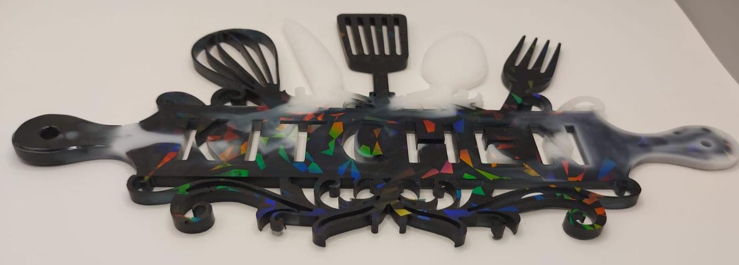 Panneau de porte Kitchen Holographique – Image 3