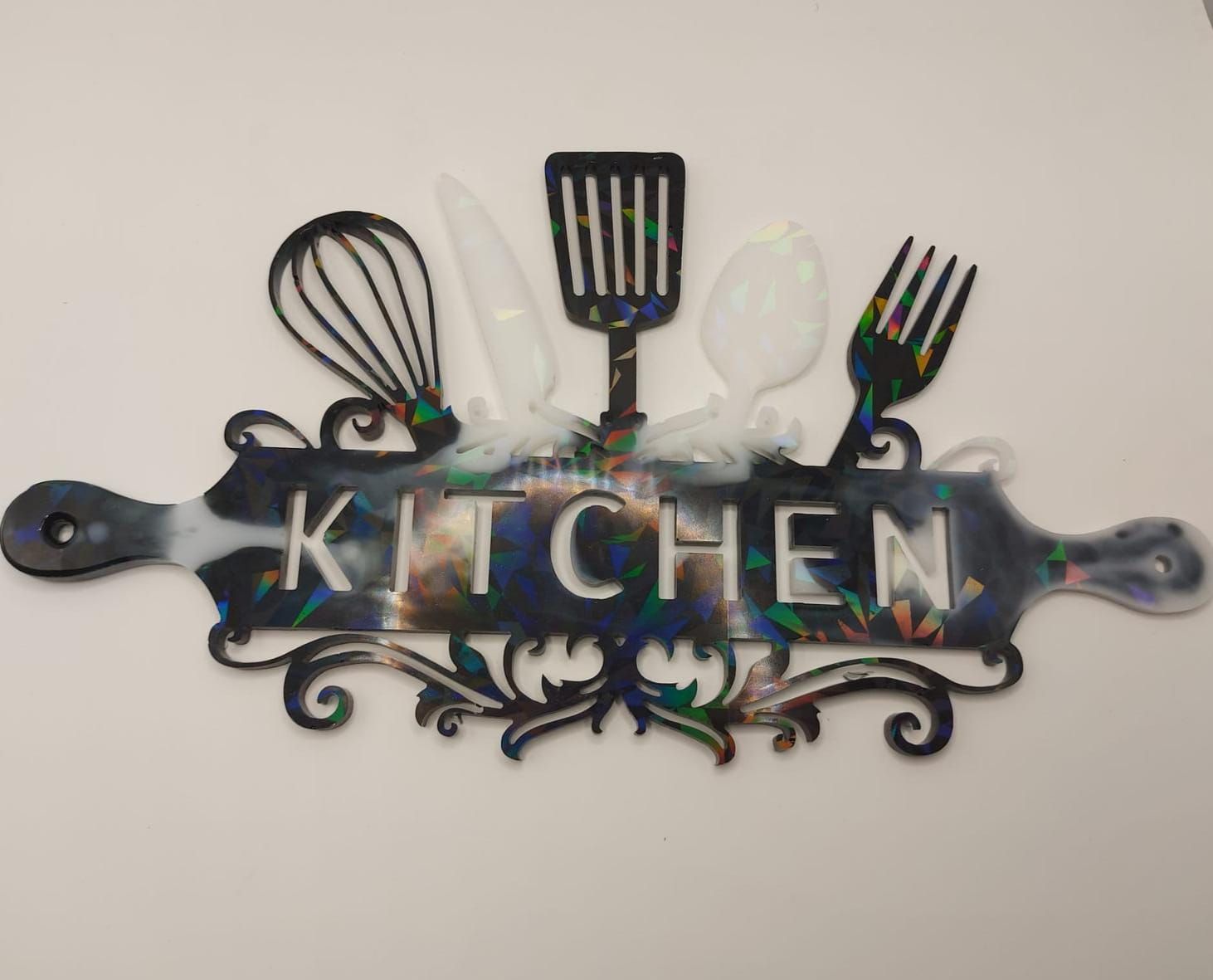 Panneau de porte Kitchen Holographique