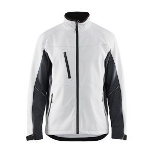 Veste softshell homme BLANC/GRIS