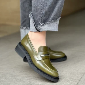 Mocassins ANGEL ALARCON 25562-151A VERT femme