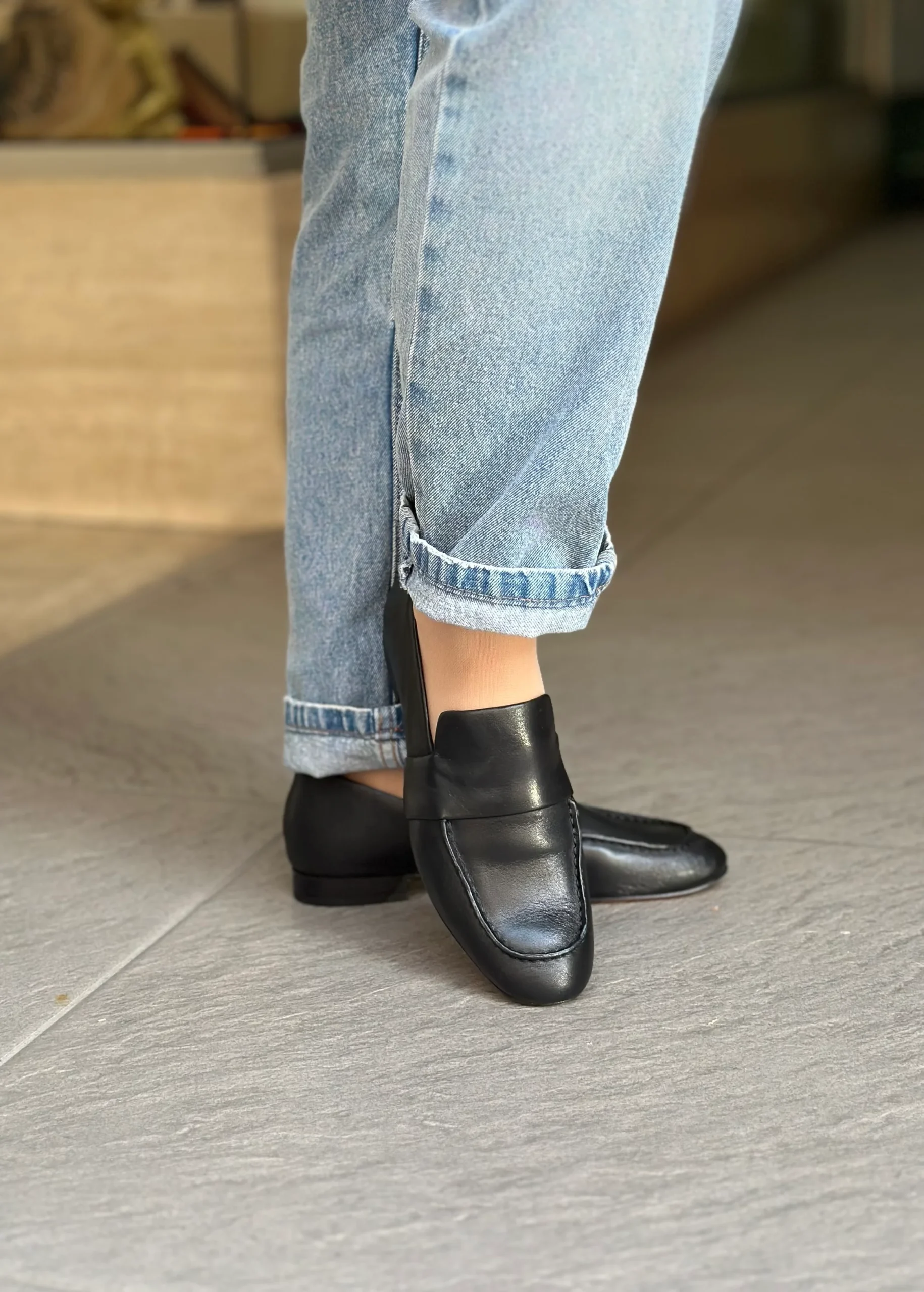 Mocassins JVAM 32011 PAT BLACK femme – Image 7