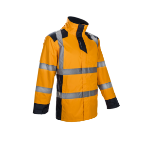 Parka de travail Haute visibilité 2 en 1 Orange Sokobie