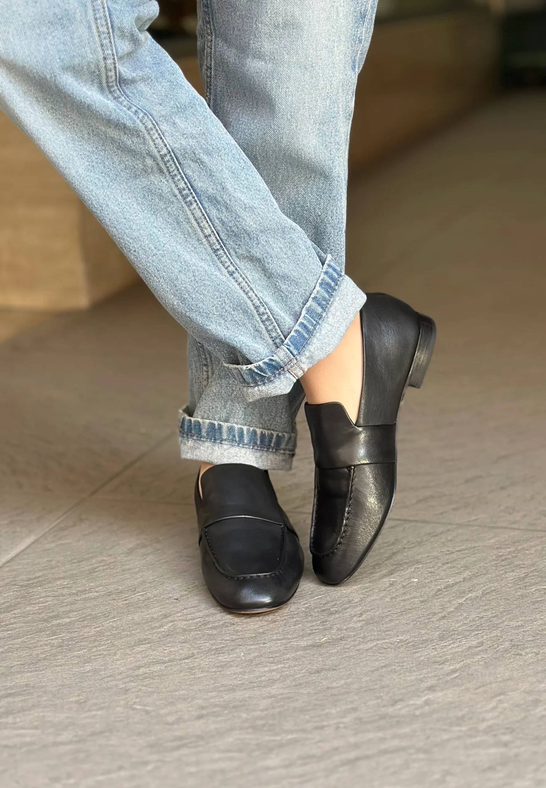 Mocassins JVAM 32011 PAT BLACK femme – Image 3