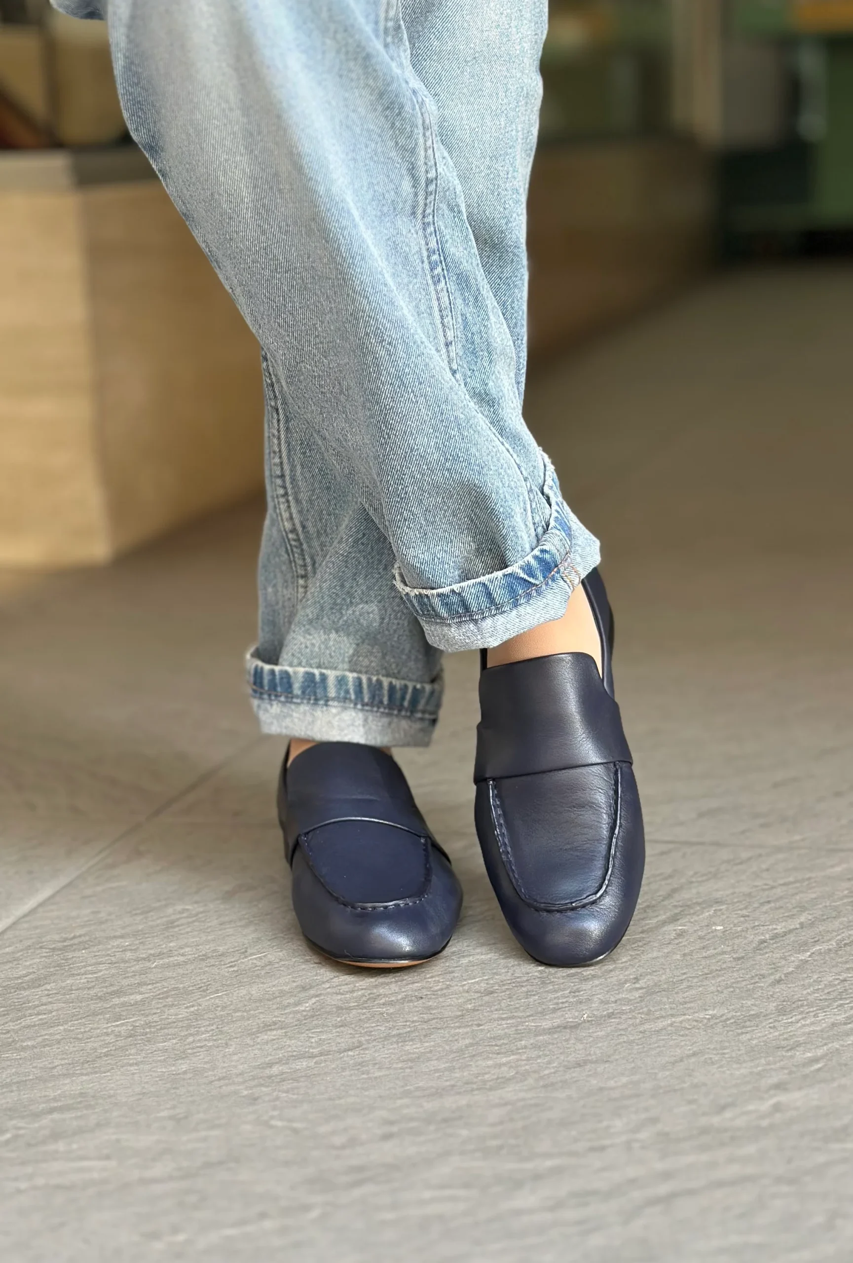 Mocassins JVAM 32011 PAT STAR BLEU femme – Image 7