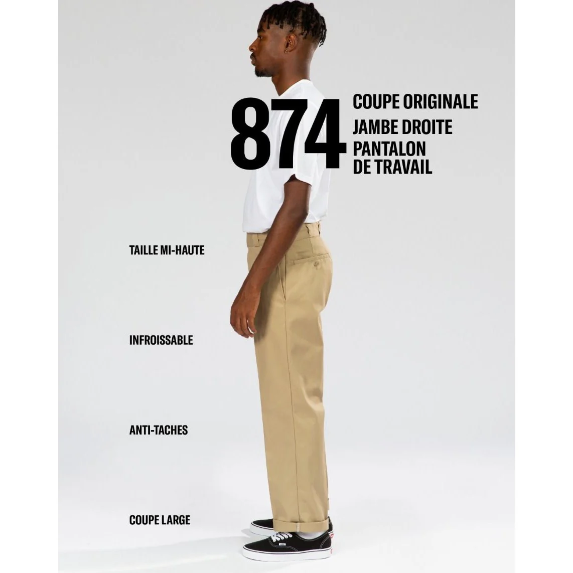Pantalon Dickies 874 Work Pant Khaki – Image 5