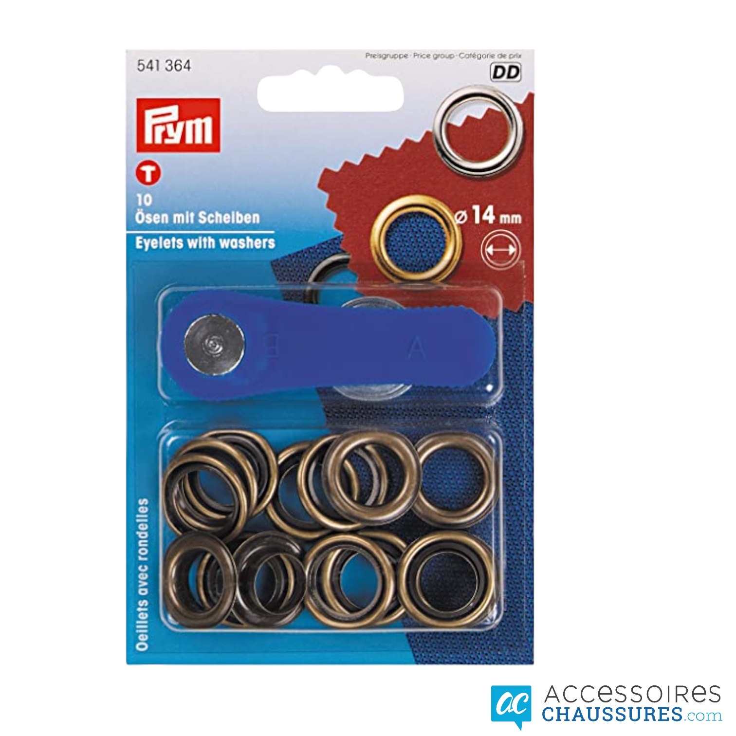 Œillet avec rondelles Prym ø14 mm – Image 4