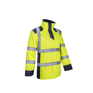 Parka de travail Haute visibilité 2 en 1 Jaune Sokobie