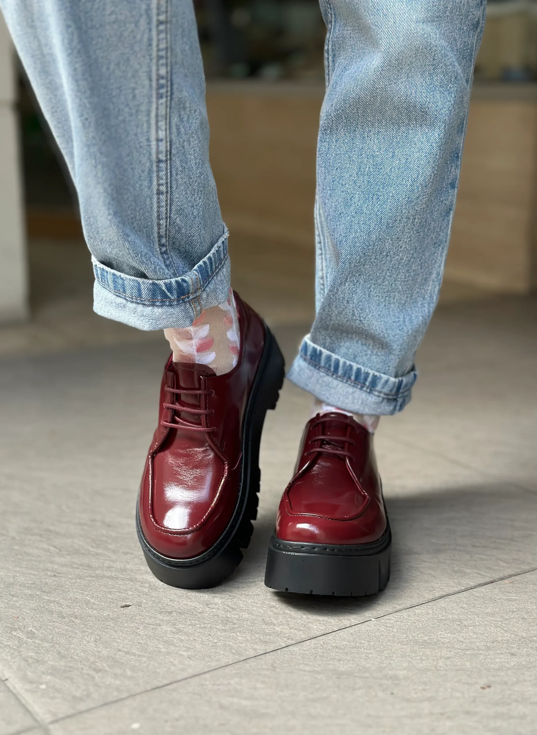 Mocassins THE ART COMPAGNY 1764 bordeaux femme – Image 5