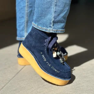 Chaussures montantes NAN-KU EFK-03 BLUE femme