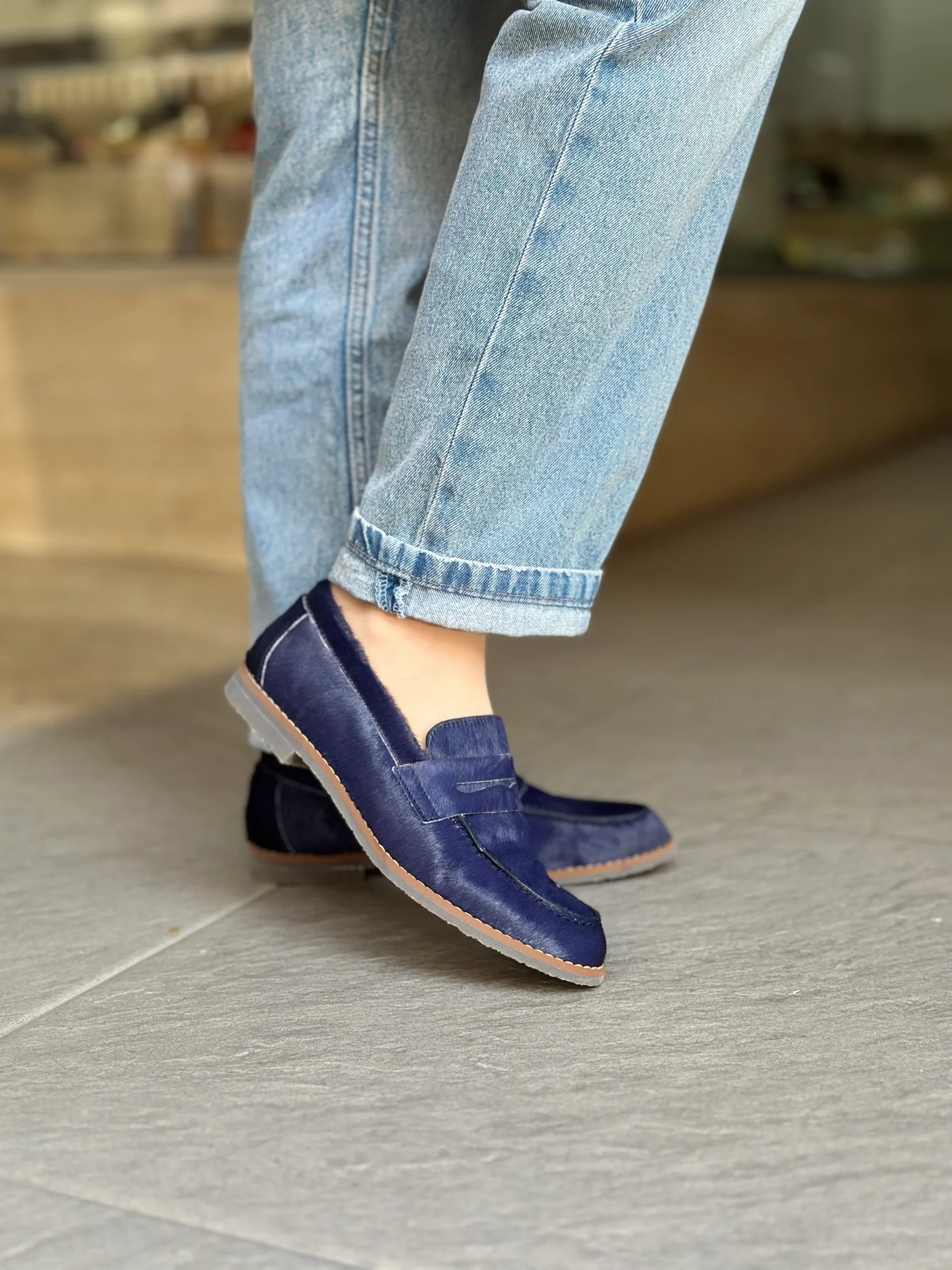 Mocassins BELANG NAVY 08336 femme – Image 2