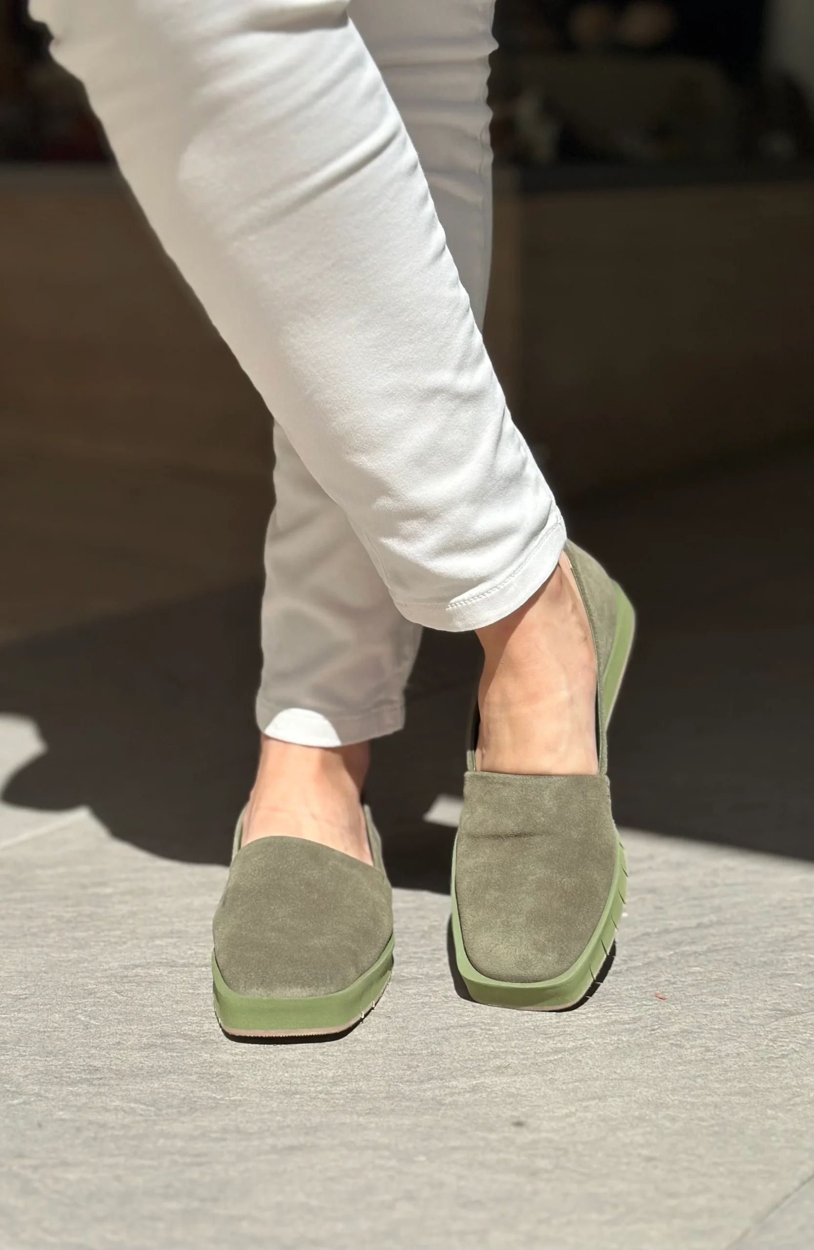 Mocassins PALOMITAS by PALOMA BARCELO kaki femme – Image 3