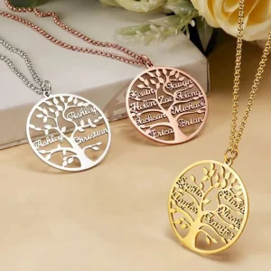 Collier Personnalisé Arbre de Vie