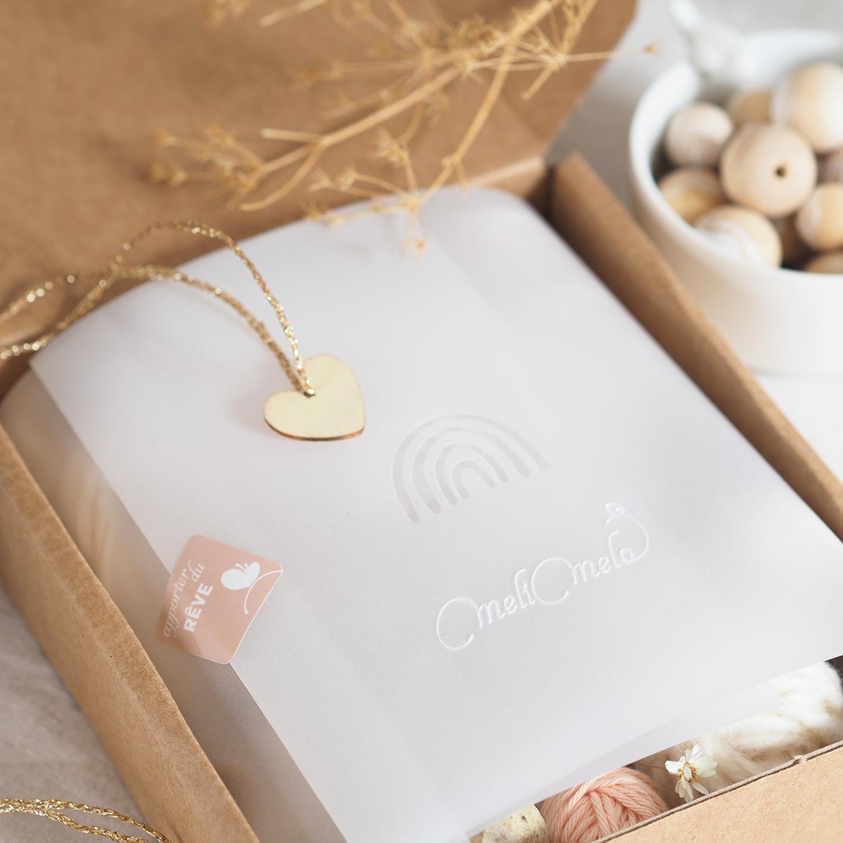 Kit DIY Suspension Arc-en-ciel #2 Rose pastel – Image 5