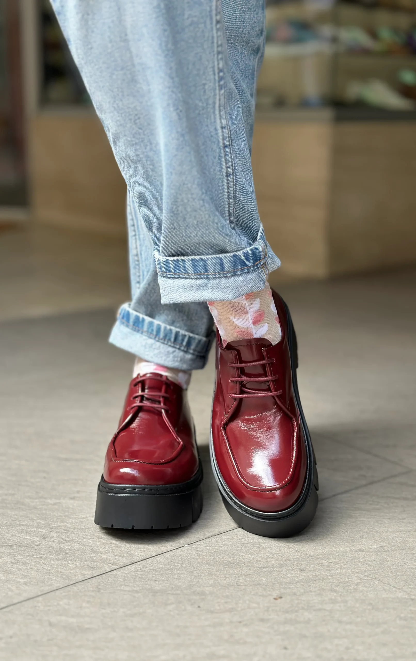 Mocassins THE ART COMPAGNY 1764 bordeaux femme – Image 6