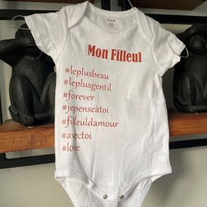 Body « Mon/Ma Filleul(e) »