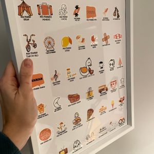 Affiche Mes premières fois à tamponner, je grandis jour après jour