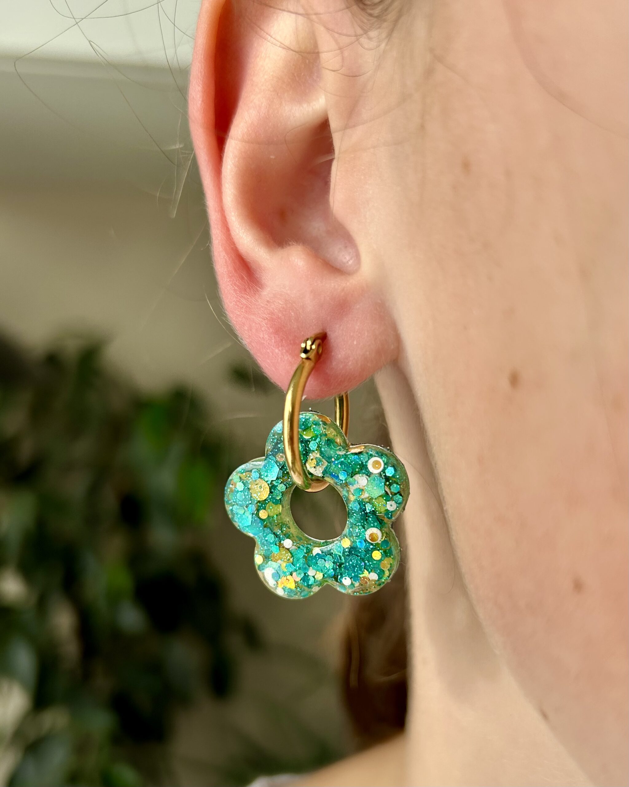 Pampille fleur 5 pétales 25 mm – Image 3