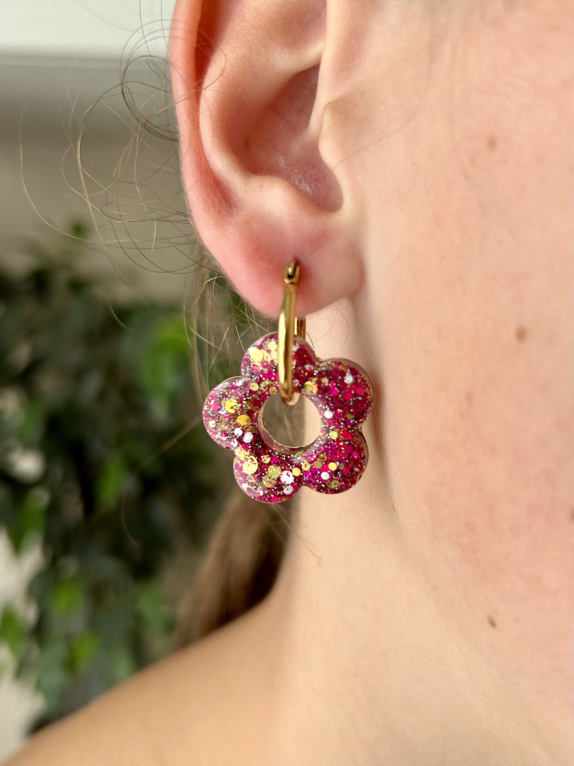 Pampille fleur 5 pétales 25 mm – Image 5