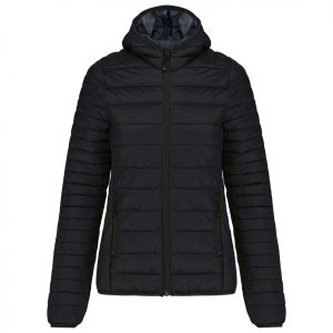 Doudoune à capuche femme NOIR