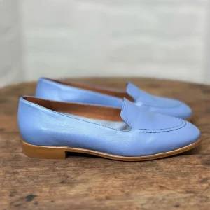 Mocassins Angel Alarcon bleu lavande femme