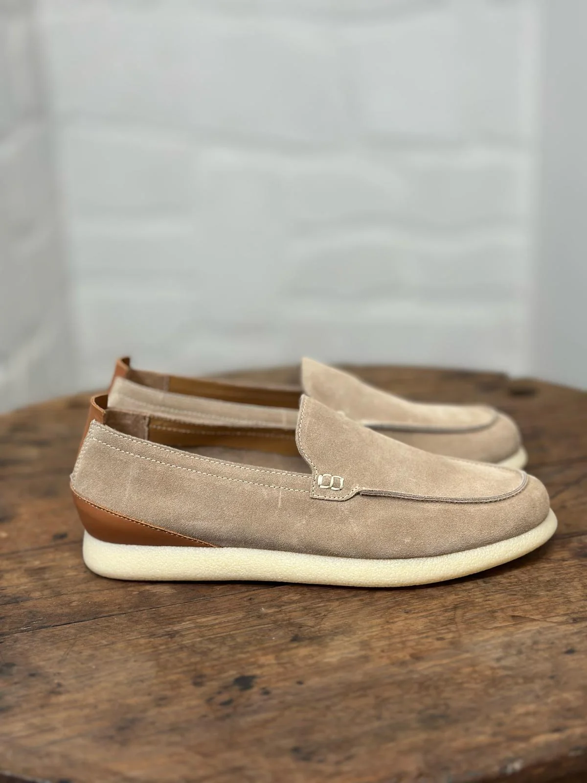 Mocassins KEBO beige homme