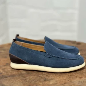 Mocassins KEBO bleu marine homme