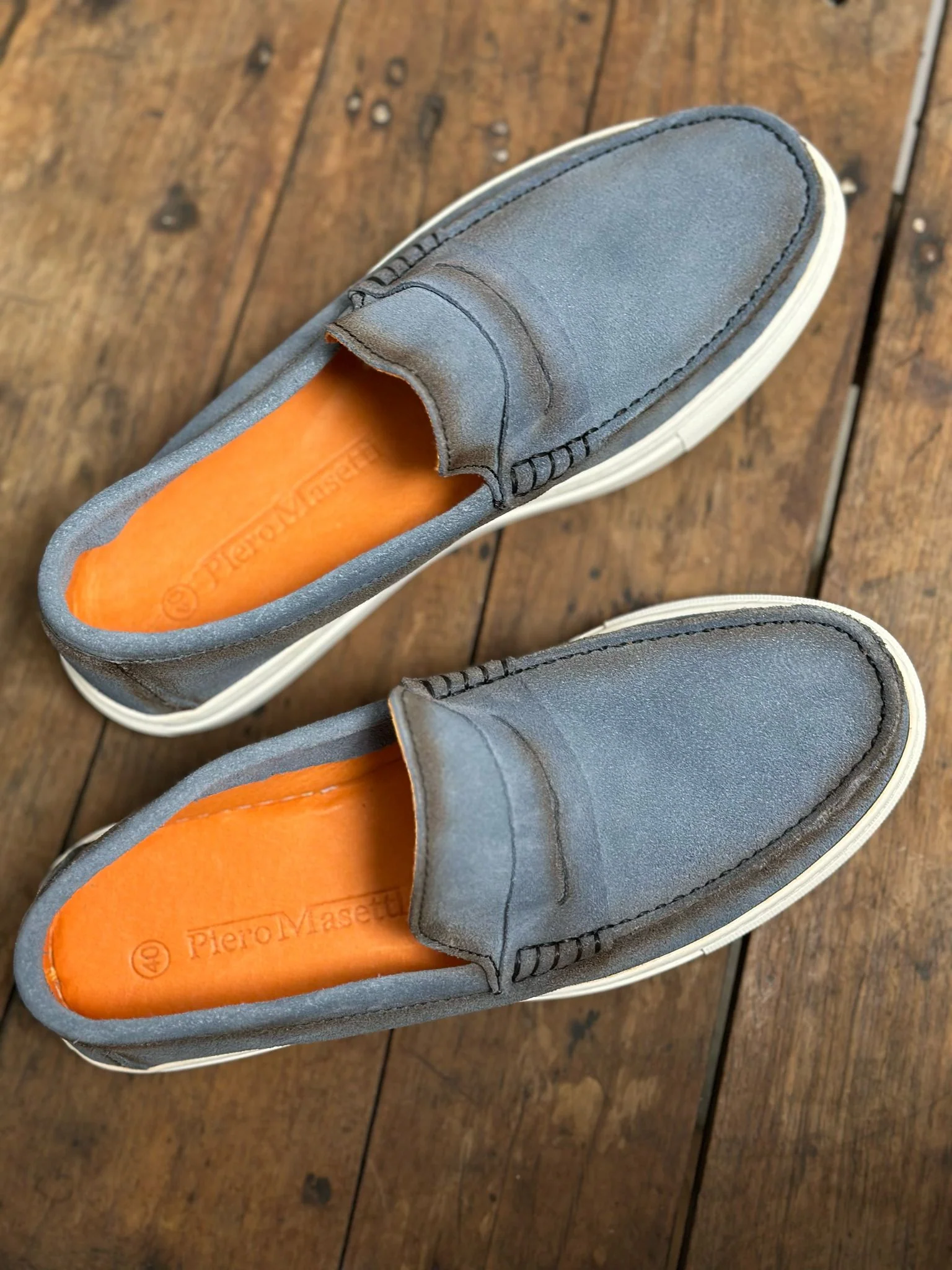 Mocassins PIERO MASETTI Bleu homme – Image 7