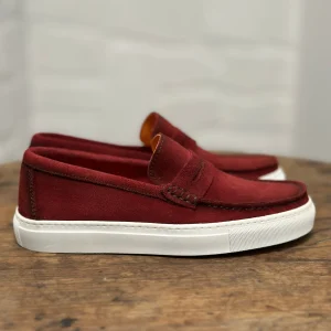 Mocassins PIERO MASETTI Bordeaux homme