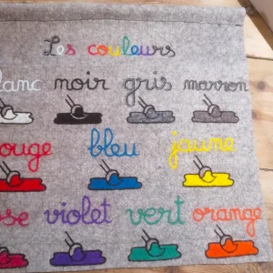 Tableau des couleurs