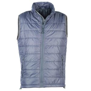 Doudoune sans manche bicolore homme GRIS