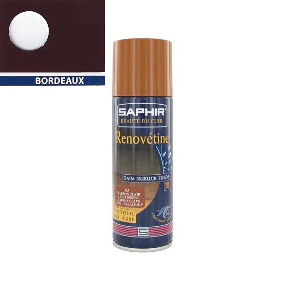 Rénovateur Saphir daim 200 ml bordeaux