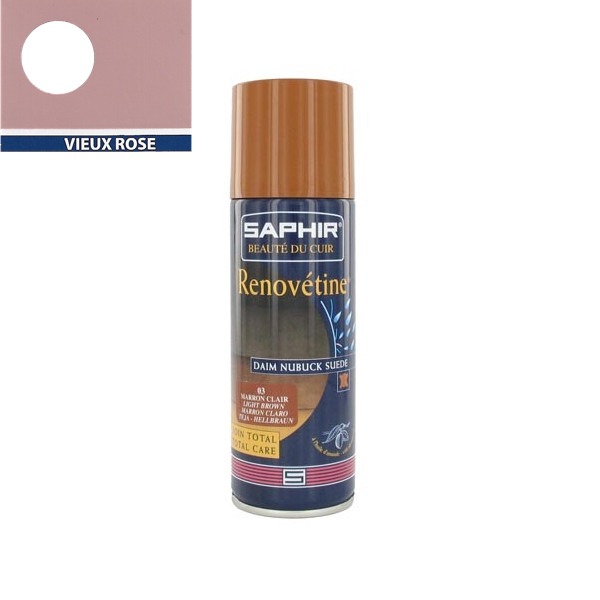 Rénovateur Saphir daim 200 ml vieux rose