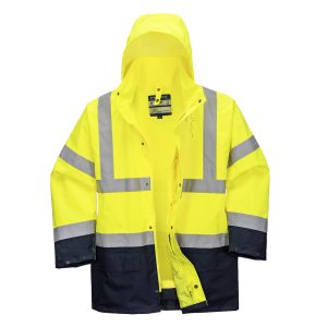Parka de travail haute visibilité 5 en 1 Jaune S766
