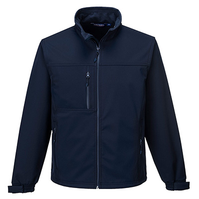 BLOUSON SOFTSHELL BLEU