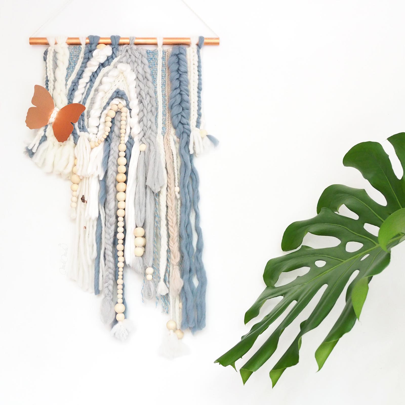 Tissage Papillon. Ondes bleues – Image 2