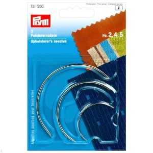 Aiguilles courbes pour bourrelier Prym