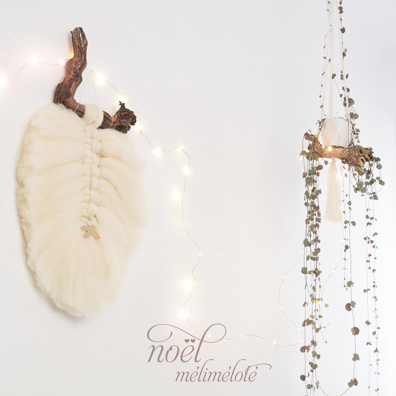 Déco murale Plume & oiseau d’or – Image 3