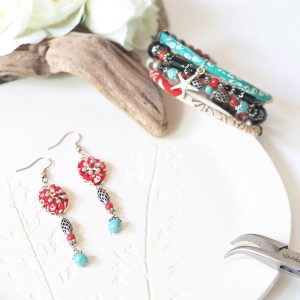 Bracelet et BO Shakuyaku étoile de mer