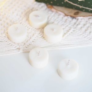 Recharge bougie artisanale, cire végétale