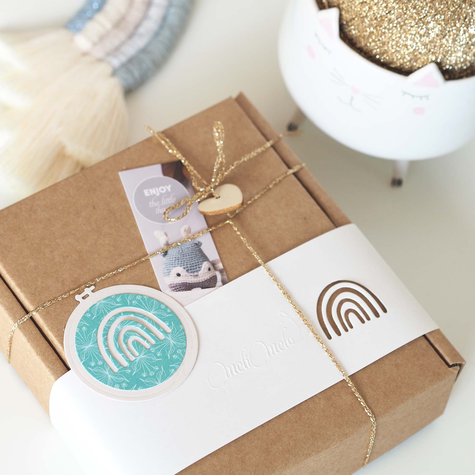 Kit DIY Suspension Arc-en-ciel #3 Bleu pastel – Image 6